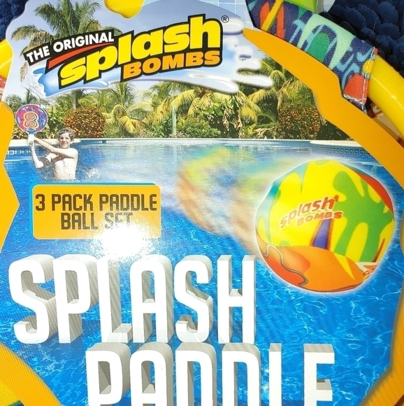 Prime Time Toys Splash Bomb paddle ball set. New/Unopened - Picture 4 of 9